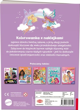 Barbie. Dreamtopia. Kolorowanka z naklejkami