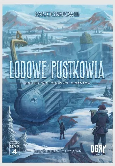 Gra planszowa Ogry Games Kartografowie: Lodowe Pustkowia Gra planszowa Ogry Games Kartografowie: Lodowe Pustkowia