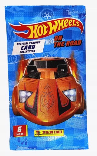 Hot Wheels saszetka z kartami Panini.