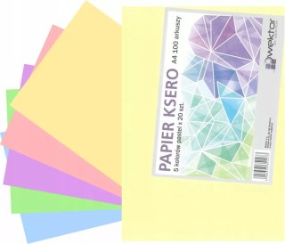 Papier ksero A4/100K kolorowy Pastelowe