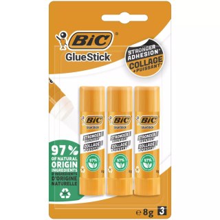 Klej BIC Ecolutions Glue Stick 8g blister 3 sztuki