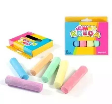Kreda chodnikowa 6szt Kreda chodnikowa 6szt