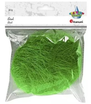 Ozdoba dekoracyjna Sizal zielony 30g 363110 Pbh