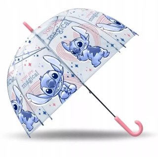 Parasolka przezroczysta automatyczna 48cm poliester Stitch D07153MC Kids Euroswan