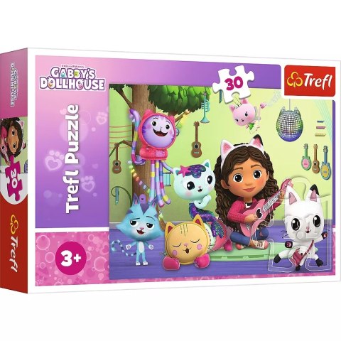 Puzzle 30el Trefl Gabi I Jej Uroczy Domek pudełko Puzzle 30el Trefl Gabi I Jej Uroczy Domek pudełko