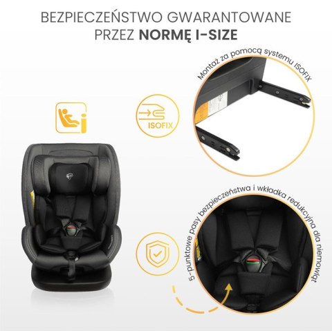 FOTELIK SECURO I-SIZE LIGHT GREY (40-150)