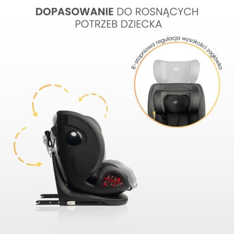 FOTELIK SECURO I-SIZE LIGHT GREY (40-150)