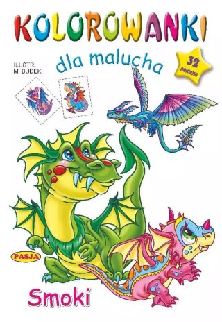 Kolorowanki dla malucha. Smoki