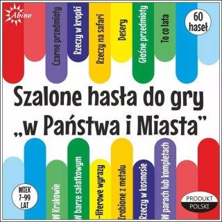 Szalone hasła do gry w Państwa i Miasta