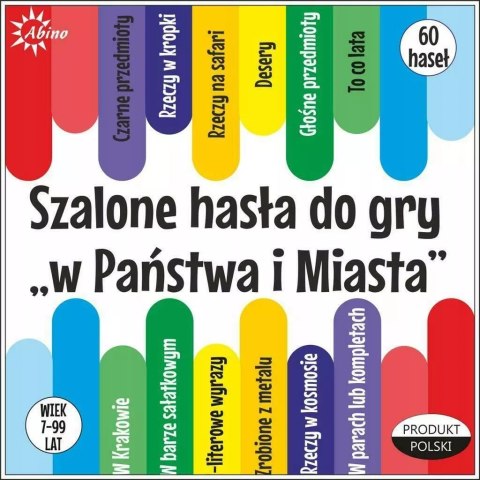 Szalone hasła do gry w Państwa i Miasta Szalone hasła do gry w Państwa i Miasta