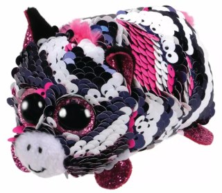 TY Teeny Tys Flippables ZOEY cekinowa różowa zebra 42404