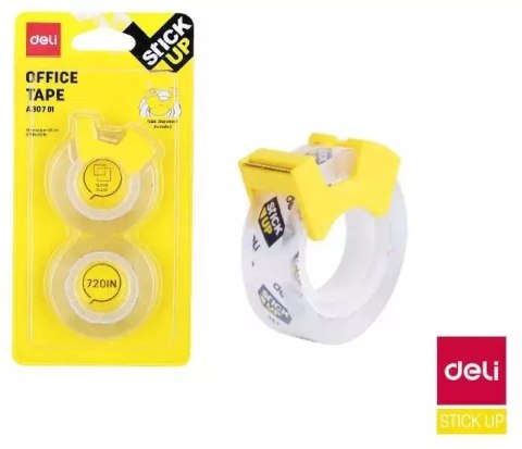 Taśma klejąca przeźroczysta deli 18MM*18,3M A30701