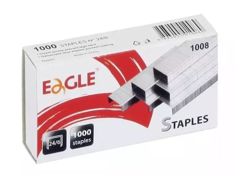 Zszywki 24/6 1000 sztuk EAGLE Zszywki 24/6 1000 sztuk EAGLE