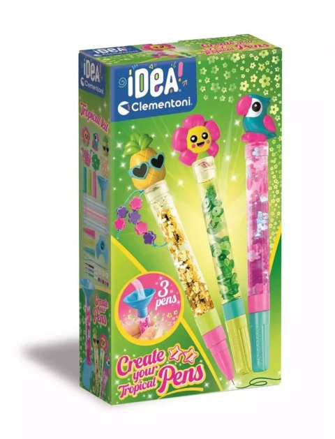 Clementoni IDEA Mini fabryka długopisów zielony Clementoni IDEA Mini fabryka długopisów zielony