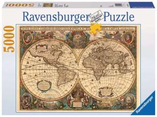 Puzzle 5000 elementów. Mapa świata