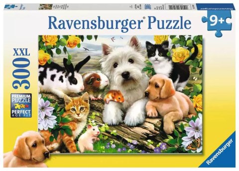 Puzzle XXL 300 elementów. Szczęśliwe zwierzęta Puzzle XXL 300 elementów. Szczęśliwe zwierzęta