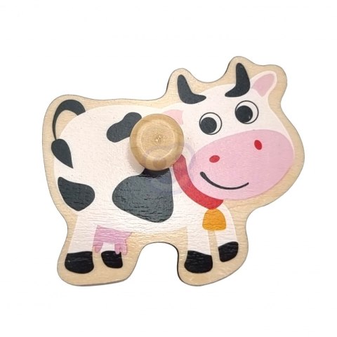 WOOPIE GREEN Drewniane Puzzle Montessori Farma z Pinezkami Do Dopasowania WOOPIE GREEN Drewniane Puzzle Montessori Farma z Pinezkami Do Dopasowania