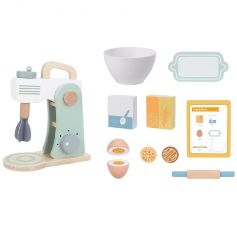 WOOPIE GREEN Drewniany Mikser Kuchenny Blender z Akcesoriami 11 el. WOOPIE GREEN Drewniany Mikser Kuchenny Blender z Akcesoriami 11 el.
