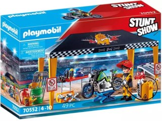 PLAYMOBIL ® Stuntshow 70552. Pokaz kaskaderski. Namiot serwisowy