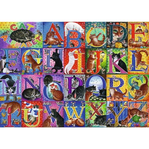 Puzzle - 500 - Koci alfabet Trefl 37527 Puzzle - 500 - Koci alfabet Trefl 37527
