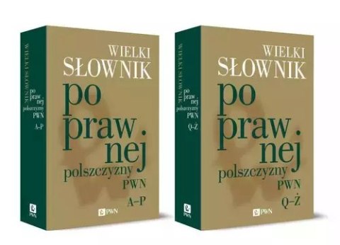 Wielki słownik poprawnej polszczyzny PWN Tom 1/2 Wielki słownik poprawnej polszczyzny PWN Tom 1/2