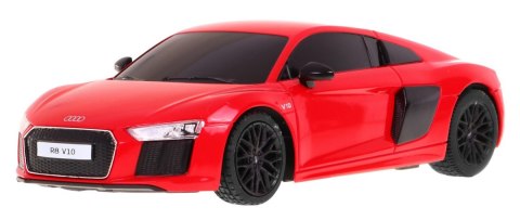 Audi R8 czerwony RASTAR model 1:24 Zdalnie sterowane auto + Pilot 2,4 GHz Audi R8 czerwony RASTAR model 1:24 Zdalnie sterowane auto + Pilot 2,4 GHz