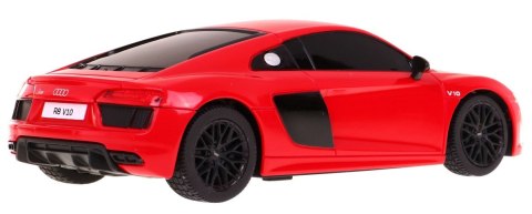 Audi R8 czerwony RASTAR model 1:24 Zdalnie sterowane auto + Pilot 2,4 GHz Audi R8 czerwony RASTAR model 1:24 Zdalnie sterowane auto + Pilot 2,4 GHz