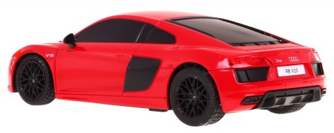 Audi R8 czerwony RASTAR model 1:24 Zdalnie sterowane auto + Pilot 2,4 GHz Audi R8 czerwony RASTAR model 1:24 Zdalnie sterowane auto + Pilot 2,4 GHz
