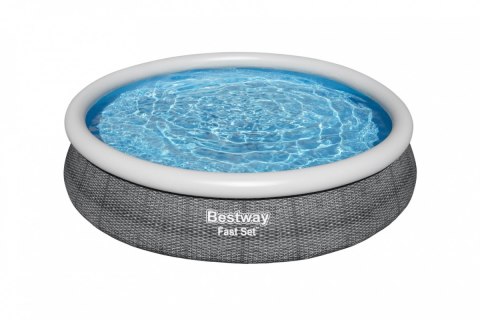 Basen Rozporowy 12FT 366x76cm Szary BESTWAY Basen Rozporowy 12FT 366x76cm Szary BESTWAY