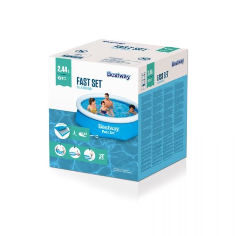 Basen Rozporowy 8FT 244x61cm BESTWAY Basen Rozporowy 8FT 244x61cm BESTWAY