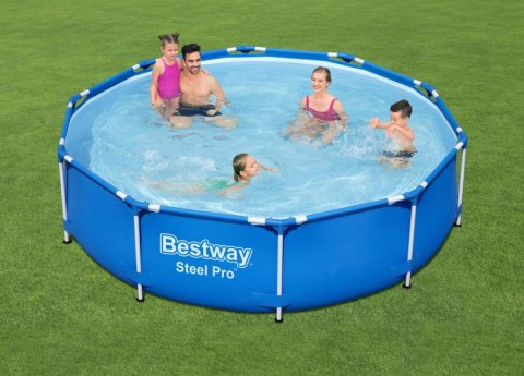 Basen Stelażowy Steel Pro 305x76 BESTWAY 3w1 + Pompa + Filtr