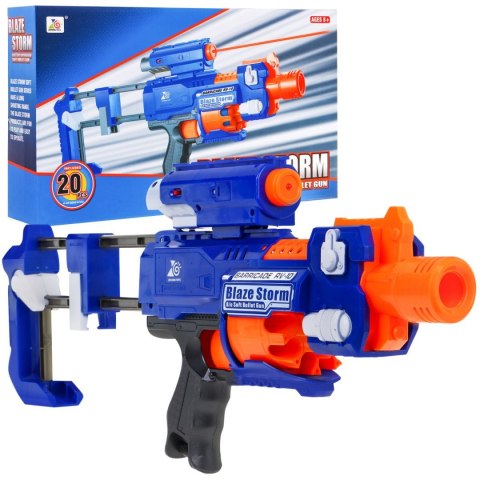 Karabin dla dzieci 8+ Blaze Storm + 20 pocisków z pianki + Celownik laserowy + Kolba Karabin dla dzieci 8+ Blaze Storm + 20 pocisków z pianki + Celownik laserowy + Kolba