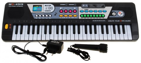 49-klawiszowy Keyboard dla dzieci 5+ Mikrofon + Nagrywanie - model nr 4919 49-klawiszowy Keyboard dla dzieci 5+ Mikrofon + Nagrywanie - model nr 4919