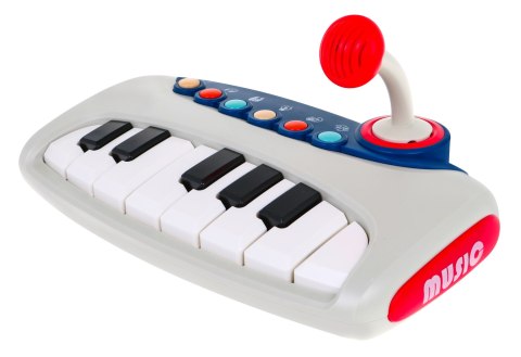 Interaktywny keyboard z mikrofonem dla dzieci 18m+ Zabawka muzyczna Pianinko + nauka gry Interaktywny keyboard z mikrofonem dla dzieci 18m+ Zabawka muzyczna Pianinko + nauka gry