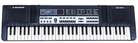 Keyboard z lekcjami dla dzieci 5+ Mikrofon + Nagrywanie USB - model nr 829 Keyboard z lekcjami dla dzieci 5+ Mikrofon + Nagrywanie USB - model nr 829