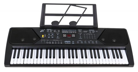 Keyboard z trybem nauki dla dzieci 5+ Stojak na nuty Mikrofon Radio - model nr 600 Keyboard z trybem nauki dla dzieci 5+ Stojak na nuty Mikrofon Radio - model nr 600
