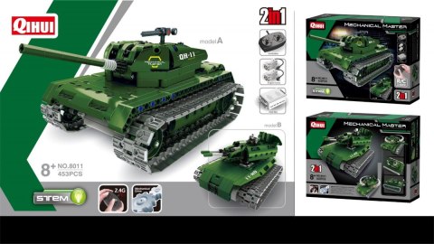 Klocki R/C Czołg 453 el