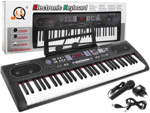 Wielofunkcyjny Keyboard dla dzieci 5+ Zestaw muzyczny Mikrofon Taktomierz - model nr 603 Wielofunkcyjny Keyboard dla dzieci 5+ Zestaw muzyczny Mikrofon Taktomierz - model nr 603