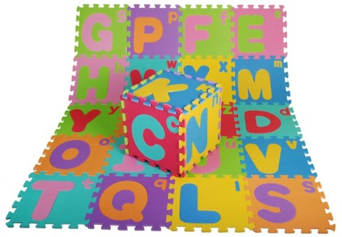 Puzzle piankowe Litery dla dzieci 3+ Pianka EVA + Wielkie Małe litery Alfabet + Mata podłogowa Puzzle piankowe Litery dla dzieci 3+ Pianka EVA + Wielkie Małe litery Alfabet + Mata podłogowa