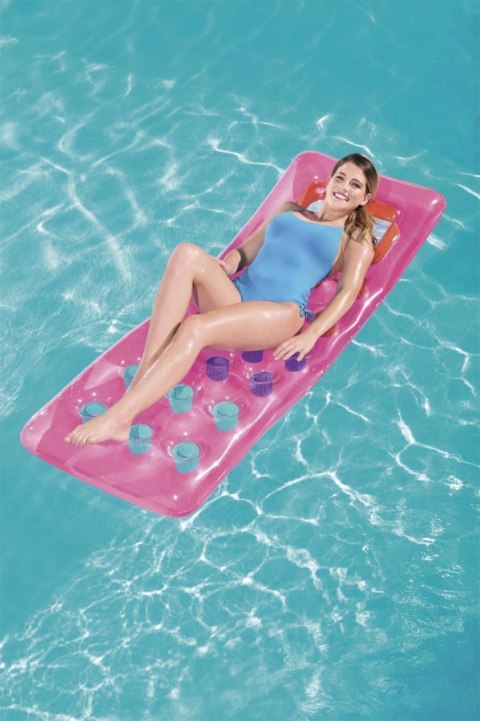 Materac Plażowy 188 71cm BESTWAY Róż Materac Plażowy 188 71cm BESTWAY Róż