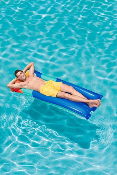 Materac Plażowy Super Surf Niebieski 183 x 76cm BESTWAY Materac Plażowy Super Surf Niebieski 183 x 76cm BESTWAY