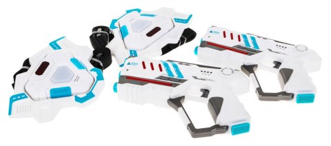 Pistolety Laserowe LASER TAG Białe + Kamizelki Pistolety Laserowe LASER TAG Białe + Kamizelki