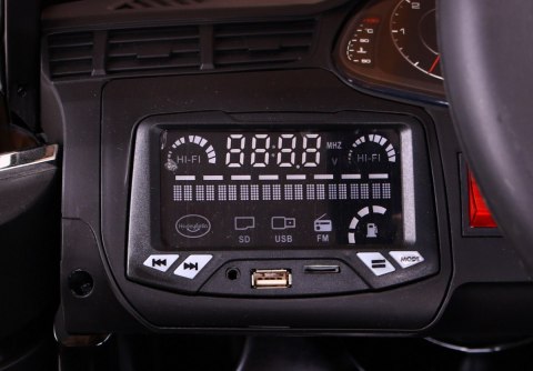 Audi Q7 Quattro S-Line na akumulator Czarny + Pilot + Wolny Start + EVA + Radio MP3 LED