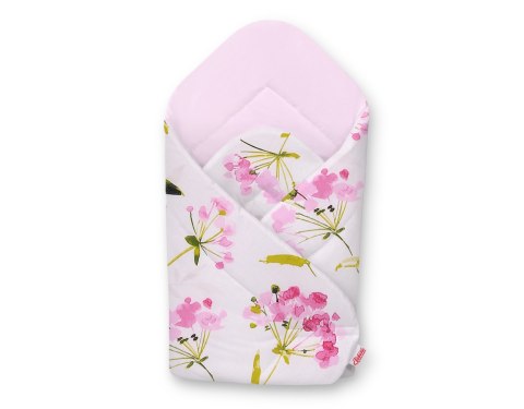 Rożek dla niemowląt miękki - flowers różowe Rożek dla niemowląt miękki - flowers różowe