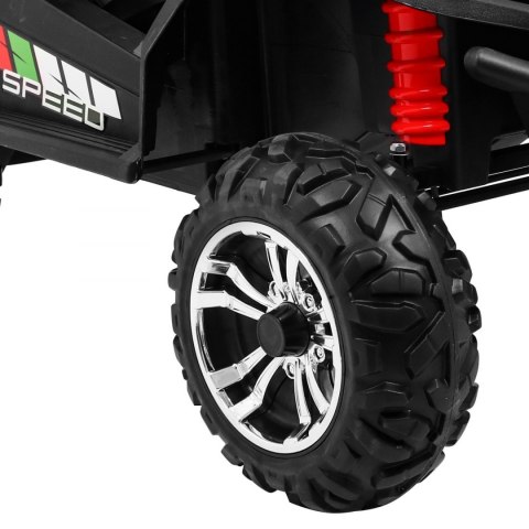 Grand Buggy Strong Lift dla dzieci Różowy + Napęd 4x4 + Pilot + Bagażnik + Radio MP3 + LED