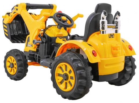 Pojazd Koparka Traktor Żółta