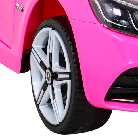 Mercedes Benz SLC300 Auto na akumulator dla dzieci Różowy + Dźwięki MP3 Światła + Pilot + Wolny Start