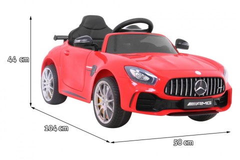Pojazd Mercedes AMG GT R Czerwony