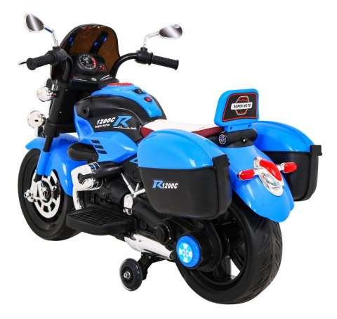 Pojazd MOTOR 1200CR Niebieski