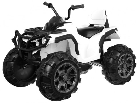 Quad ATV na akumulator dla dzieci Biały + Koła EVA + Radio MP3 + LED + Wolny Start Quad ATV na akumulator dla dzieci Biały + Koła EVA + Radio MP3 + LED + Wolny Start